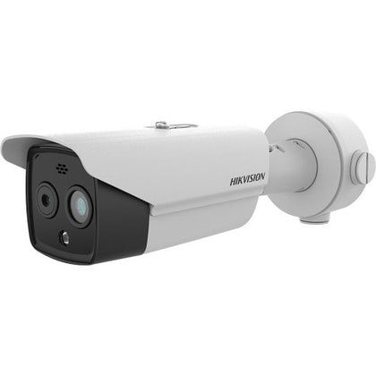 Hikvision DS-2TD2628-3-QA Heatpro Series 4MP IR Thermal IP Bullet Camera, 4.3mm Fixed Lens, White