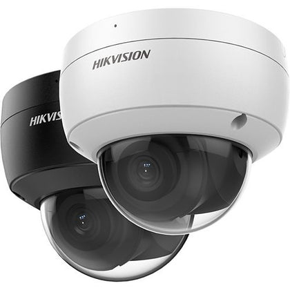 Hikvision DS-2CD2186G2-ISU Pro Series AcuSense IP67 4K IR 30M IP Dome Camera, 2.8mm Fixed Lens, Black