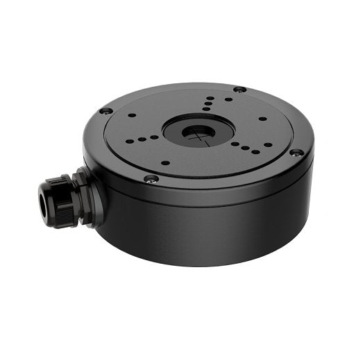 Hikvision DS-1280ZJ-S Junction Box for Dome Cameras, Indoor & Outdoor Use, Load Capacity 4.5kg, Black