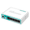 MikroTik hEX lite RB750r2: 850MHz CPU, 64MB RAM, 5 LAN ports