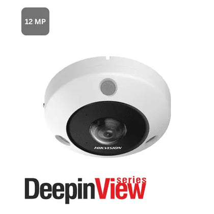 12 MP Hikvision DS-2CD63C5G1-IVS(1.29mm) DeepinView IR Network Fisheye Camera Hikvision Hikvision  VoIP Supplies
