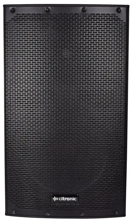 2 x Citronic CAB-12L 12" 300W Active Bluetooth PA Speakers with Stands Citronic Commercial Audio  VoIP Supplies