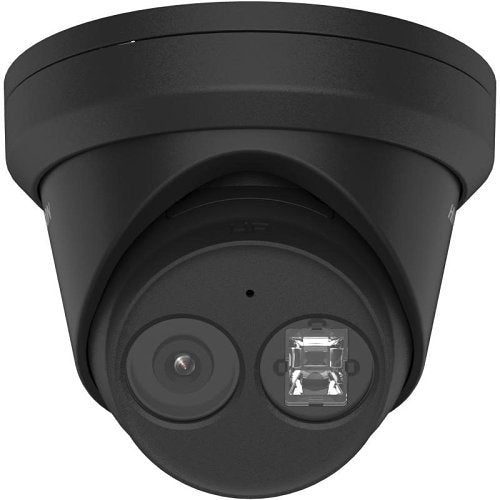 Hikvision DS-2CD2343G2-IU(2.8mm)(BLACK) Pro Series, AcuSense 4MP Turret IP Eyeball Camera, 2.8mm Fixed Lens, IR 30M, IP67, Black
