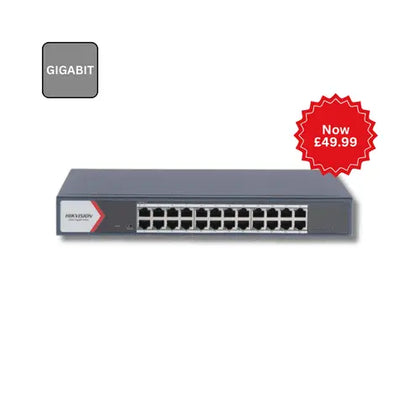 24 Port Hikvision DS-3E1524-EI(O-STD) Gigabit Smart Switch (Offer) Hikvision Hikvision  VoIP Supplies
