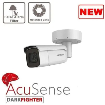 2MP DS-2CD2626G2-IZS AcuSense Motorised Varifocal Bullet IP Camera Hikvision Bullet  VoIP Supplies