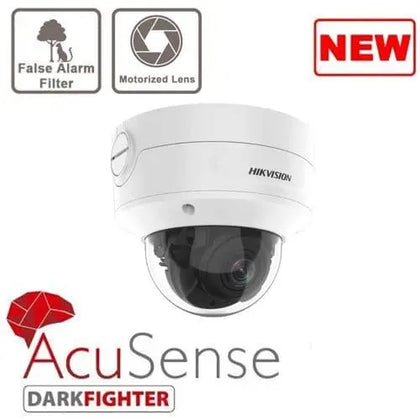 2MP Hikvision DS-2CD2726G2-IZS AcuSense Motorised Varifocal Dome Network Camera Hikvision Hikvision Dome  VoIP Supplies