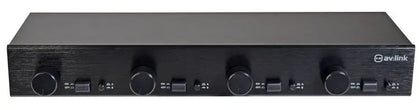 2:4 Audio Management Speaker Selector with Volume Controls AV:Link Commercial Audio  VoIP Supplies