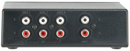 3 Way Cd/Aux Stereo Switch AV:Link Commercial Audio  VoIP Supplies