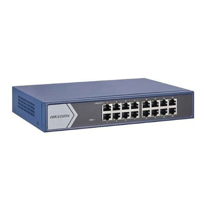 Hikvision DS-3E1516-EI Smart Manged Series 16-Port Managed Network Switch, 16 × 1 Gbps RJ45, 12W