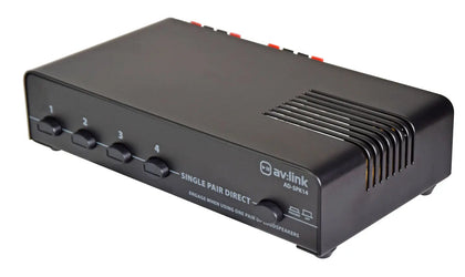 4 Way Loudspeaker Selector AV:Link Commercial Audio  VoIP Supplies