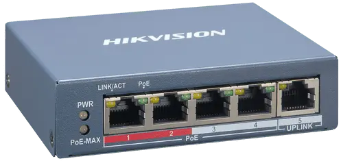 4-port DS-3E1105P-EI Hikvision 100Mbps smart managed PoE switch Hikvision PoE  VoIP Supplies