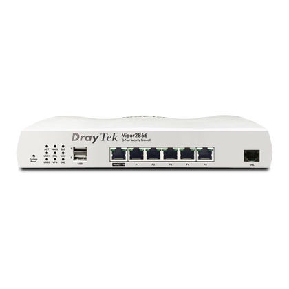 DrayTek Vigor 2866 Lac G.Fast VPN Router with AC1300 Wireless and Integrated 4G/LTE Modem (V2866LAC-K)