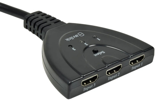 4K HDMI Switch 3-Port Full HD AV:Link Commercial Audio  VoIP Supplies