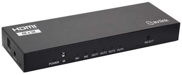 4K HDMI Switch/Splitter 2x4 AV:Link Commercial Audio  VoIP Supplies