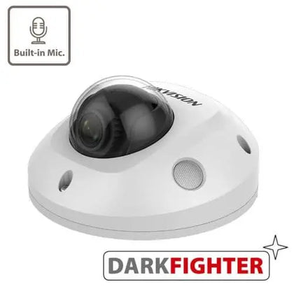 4MP Hikvision DS-2CD2545FWD-IS 2.8MM Mini Dome Network Camera Hikvision Hikvision  VoIP Supplies