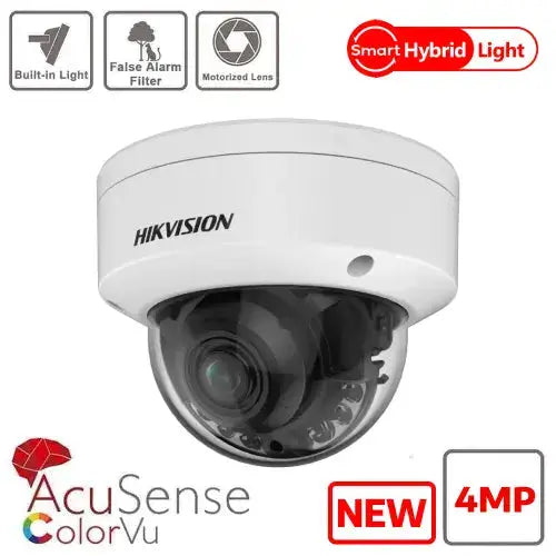 4MP Hikvision DS-2CD2747G2HT-LIZS(2.8-12mm)(eF) Varifocal Motorised Hybrid IR + ColorVu IP Dome Hikvision Hikvision  VoIP Supplies