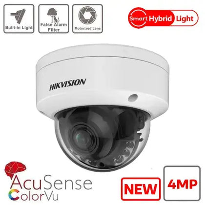 4MP Hikvision DS-2CD2747G2HT-LIZS(2.8-12mm)(eF) Varifocal Motorised Hybrid IR + ColorVu IP Dome Hikvision Hikvision  VoIP Supplies