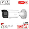 8MP Hikvision DS-2CD2T87G2H-LI 4K Smart Hybrid ColorVu and IR Acusense Turret Camera 2.8MM - New Hikvision Hikvision  VoIP Supplies
