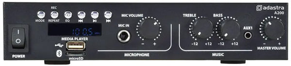 A200 Stereo PA Amplifier Adastra   VoIP Supplies