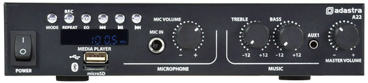 A22 Stereo PA Amplifier Adastra   VoIP Supplies