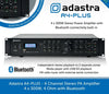 A4 Dual Stereo PA Amplifier Adastra Commercial Audio  VoIP Supplies