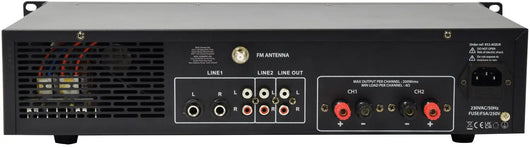 Adastra A2 2 Channel Stereo PA Amplifier, 2 x 200W, 4Ohm with Bluetooth connectivity Adastra Commercial Audio  VoIP Supplies