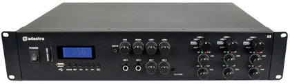 Adastra A6 3-Zone / 6-Channel Stereo Mixing Amplifier, 6x200W Adastra Commercial Audio  VoIP Supplies