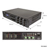 Adastra A6 3-Zone / 6-Channel Stereo Mixing Amplifier, 6x200W Adastra Commercial Audio  VoIP Supplies