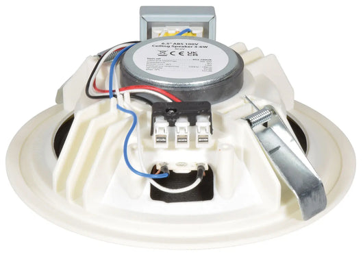 Adastra AC6V 6.5" 6W Ceiling Speaker, 100V Line or 8 Ohms Adastra Commercial Audio  VoIP Supplies