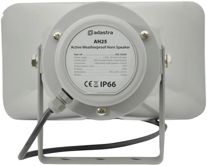 Adastra AH25 25W IP66 Active Horn Speaker Adastra Commercial Audio  VoIP Supplies