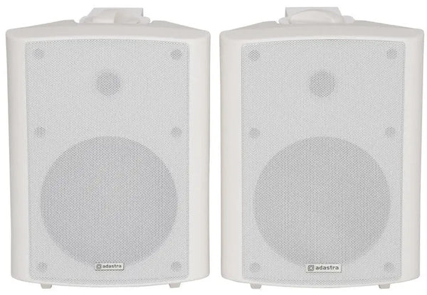 Adastra BC6-W & BC6-B 6.5" 8 Ohm Background Music Wall Mount Speakers (Pair) - White or Black Adastra Commercial Audio  VoIP Supplies