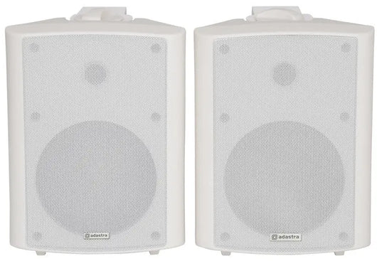 Adastra BC8-W & BC8-B 6.5" 8 Ohm Background Music Wall Mount Speakers (Pair) - White or Black Adastra Commercial Audio  VoIP Supplies