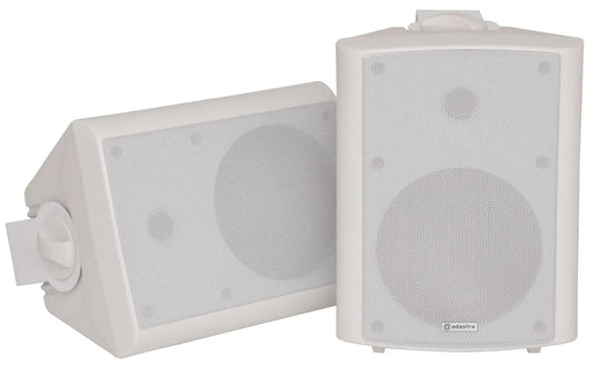 Adastra BC8-W & BC8-B 6.5" 8 Ohm Background Music Wall Mount Speakers (Pair) - White or Black Adastra Commercial Audio  VoIP Supplies