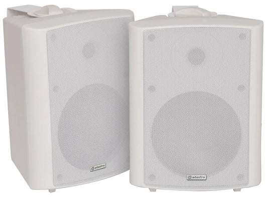 Adastra BC8-W & BC8-B 6.5" 8 Ohm Background Music Wall Mount Speakers (Pair) - White or Black Adastra Commercial Audio  VoIP Supplies
