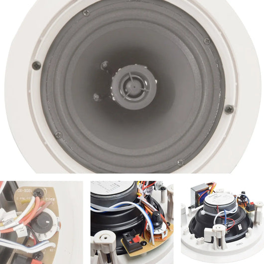 Adastra CC6V 2-Way Commercial In-Ceiling Speaker 100V/8ohm, 6.5" Woofer Adastra Commercial Audio  VoIP Supplies