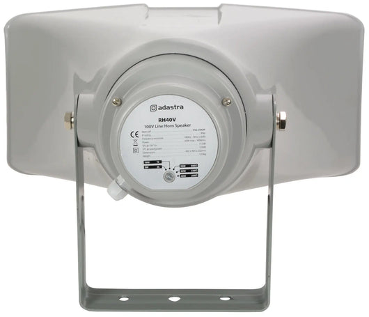 Adastra RH40V 40W 100V Rectangular Outdoor PA Speaker Adastra Commercial Audio  VoIP Supplies