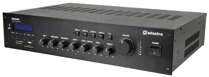 Adastra RM60D 60W 4-Zone 100V Mixer Amplifier with DAB+ & Bluetooth Adastra Commercial Audio  VoIP Supplies