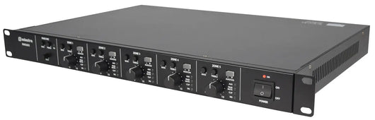 Adastra RMS605 5-Zone Class-D Amplifier, 5 x 60W, 100V / 4-16 Ohm Adastra Commercial Audio  VoIP Supplies