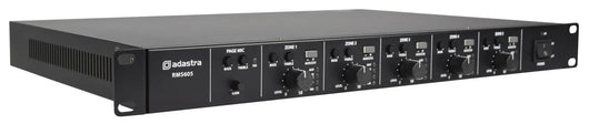 Adastra RMS605 5-Zone Class-D Amplifier, 5 x 60W, 100V / 4-16 Ohm Adastra Commercial Audio  VoIP Supplies