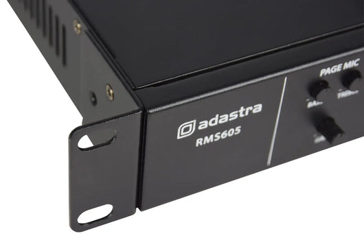 Adastra RMS605 5-Zone Class-D Amplifier, 5 x 60W, 100V / 4-16 Ohm Adastra Commercial Audio  VoIP Supplies