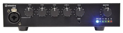 Adastra UA60 Compact 60W 100V Mixer Amplifier Adastra Commercial Audio  VoIP Supplies