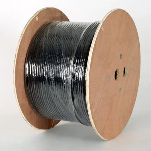 Cat6 SWA Solid U/UTP PE External Black LAN Cable x 50mtr VoIP Supplies Cat 6 Cabling  VoIP Supplies