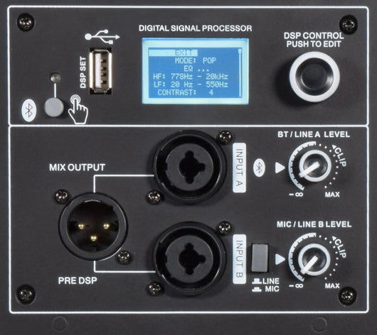 Citronic CLARA-12A 12" 400W Active PA Speaker with Bluetooth DSP & USB/SD Citronic Commercial Audio  VoIP Supplies