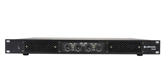Citronic D4200 Quad Digital Power Amplifier 4 x 200W 4-8 Ohms Citronic Commercial Audio  VoIP Supplies