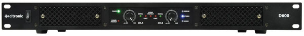 Citronic D600 2 x 300W Class-D Power Amplifier Citronic Commercial Audio  VoIP Supplies