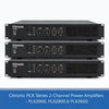 Citronic PLX Series 2-Channel Power Amplifiers - PLX2000, PLX2800 & PLX3600 Adastra Commercial Audio  VoIP Supplies