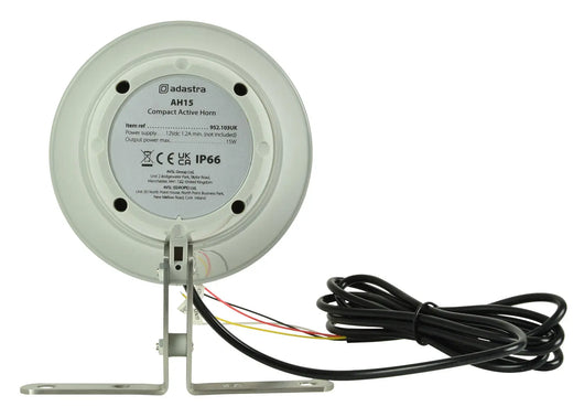 Compact Active Weatherproof Horn Speaker 15W Adastra Commercial Audio  VoIP Supplies