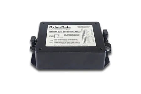 CyberData Networked Dual Door Strike Relay Module (011375) CyberData VoIP Paging Intercoms  VoIP Supplies