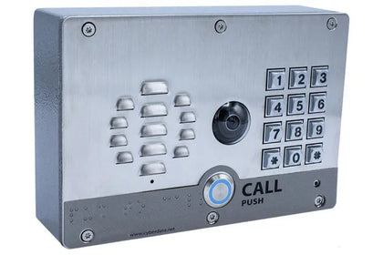 CyberData Video Outdoor VoIP Intercom with Keypad (011414) CyberData SIP Door Entry System  VoIP Supplies