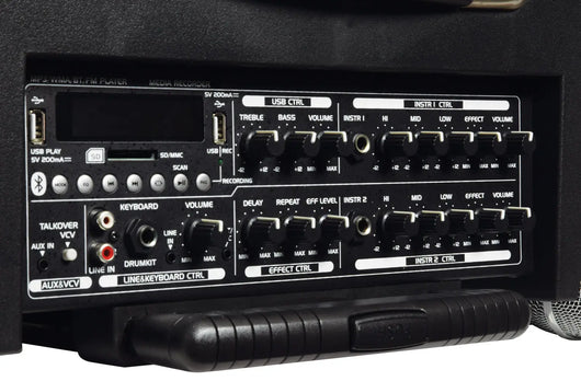 DELTA-200 Performance Portable PA Unit qtx Commercial Audio  VoIP Supplies